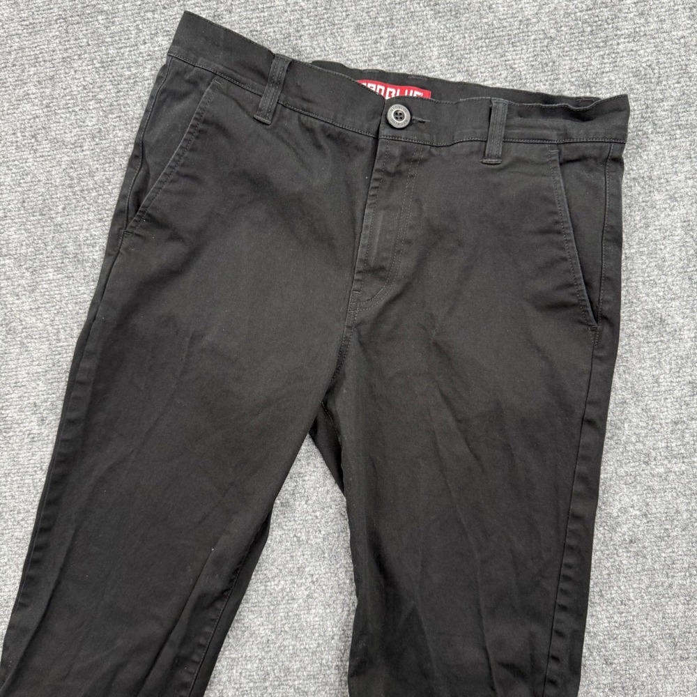 Neoblue Pants Size 32x30 Black Cotton Spandex Straight Leg Made in Vietnam Men's